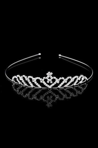 Chavin Es38 Model Stoned Princess Children's Crown and Henna Wedding Crown