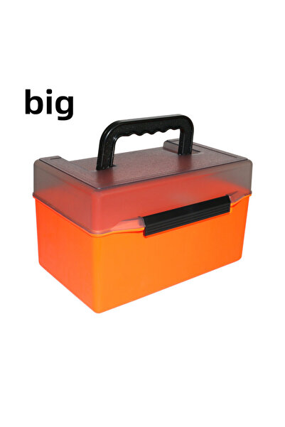 Choice صندوق أدوات صيد السمك البرتقالي الكبير، صناديق تنظيم أدوات صيد الحبار،...