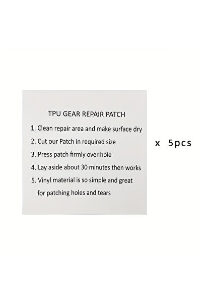 Choice 5 قطع 5/10 قطع أداة خارجية مقاومة للماء ملصق TPU شفاف طقم إصلاح رقعة للمرتبة الهوائية والسباحة