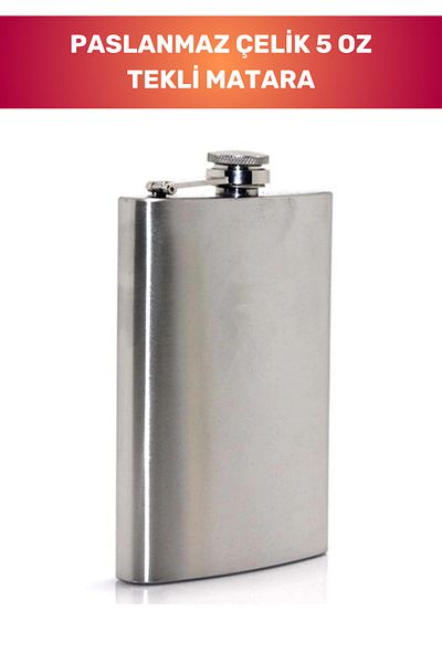 Fernanda Special Series 5 oz Single Drink Alcohol Whiskey Camping Flask Bottle Keep Cold for a Long Time Stainless Steel