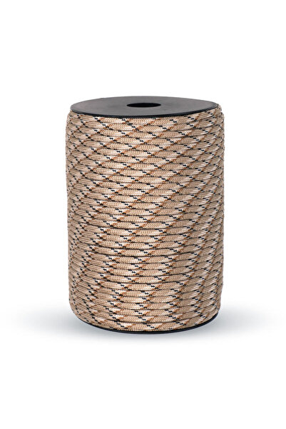 Choice حبل باراكورد عسكري قياسي 550 بتسعة أنوية بطول 100 متر/50 متر، مموه صحر...