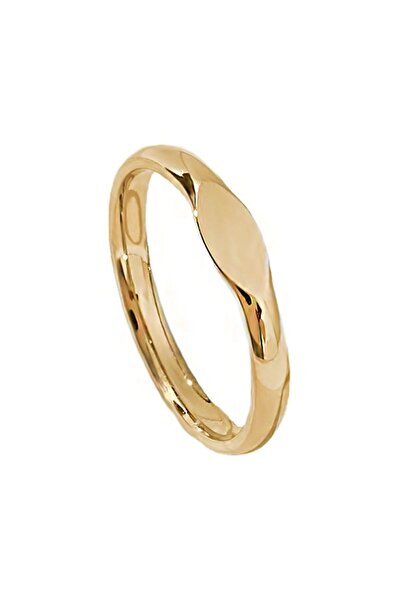 Chavin Steel Gold Mini Women's Ring Ev30Sr