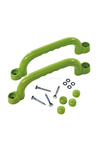 Choice light green 2Pcs Playground Accessories Play Playhouse Grab Handle Bar...