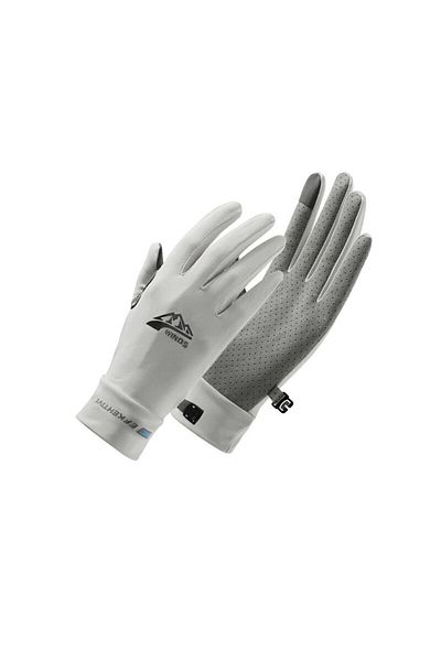 Choice Grey Single code 2024 New Fashion Women's Sun Protection Gloves Ladies Summer Cotton Dot Breathable
