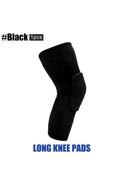M Black-1Pcs Honeycomb Knee Pads Basketball Sport Kneepad Volleyball Knee Protector Brace Support Fo