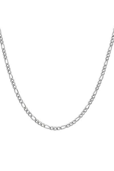 Chavin Figaro Model Flat 70 Cm 3 Mm Long Steel Men's Chain Ei11