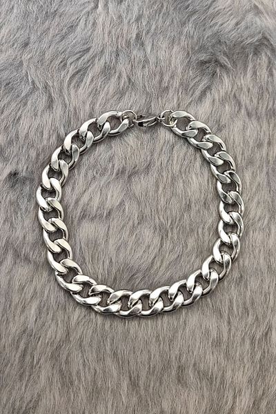 Chavin Gray 9 Mm. Steel Men's Bracelet Eu94By-9