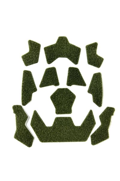 Choice Green Super High Cut Tactical Fast Helmet Magic Sticker11pcs/set Velcros Universal Tape Helmet Paddi