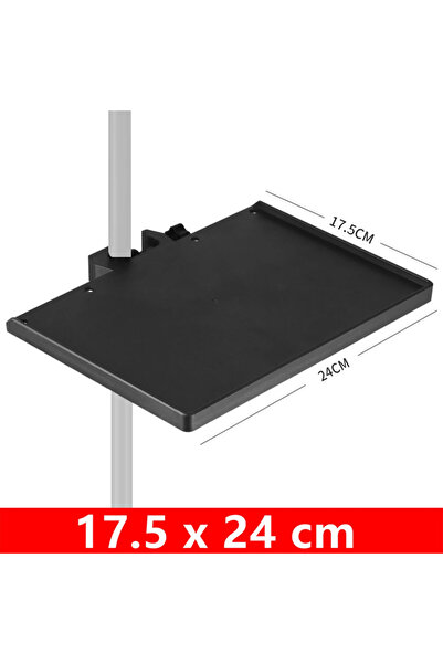 Choice L Microphone Stand Soundcard Tray Clip Holder For Live Tripod Bracket ...