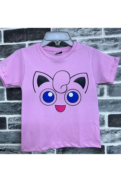 Efendioğlu Design Tricou roz pentru copii cu imprimeu Jigglypuff cigilipaf