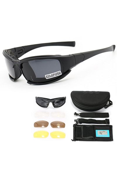 Choice X7 polarized Tactical Polarized Glasses Military Goggles Army Sunglasses with 4 Lens Original Box Me