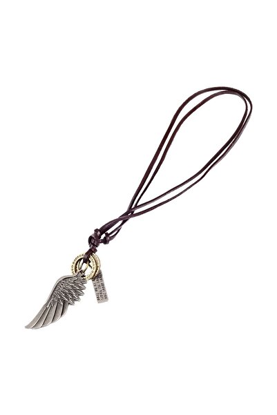 Chavin Kartal Kanadı Erkek Deri İpli Kolye cy19