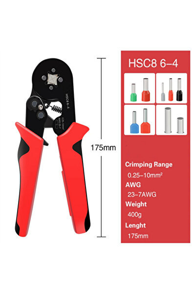 Choice 6-4 Crimping Pliers Ferrule Sleeves Tubular Terminal Tools HSC8 6-4 16...