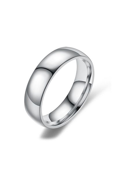 Chavin 6 mm Promise Men's Steel Ring Cr99By