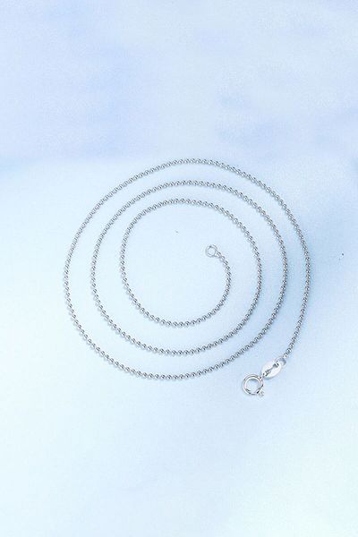Chavin Gray Platinum Plated Necklace Chain - Dr53