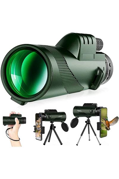 Choice G872D-Green suit2 Portable Zoom HD 5000M Telescope Folding Long Distance Mini Powerful Telescope for