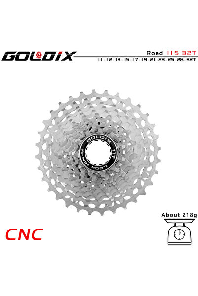 Choice 11S 11-32T Silver GOLDIX Ultralight CNC Road Bike Cassette 11/12 Speed...
