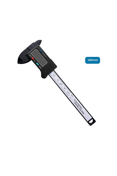 Choice 100mm 150mm 100mm Electronic Digital Caliper Carbon Fiber Dial Vernier Caliper Gauge Micrometer Meas