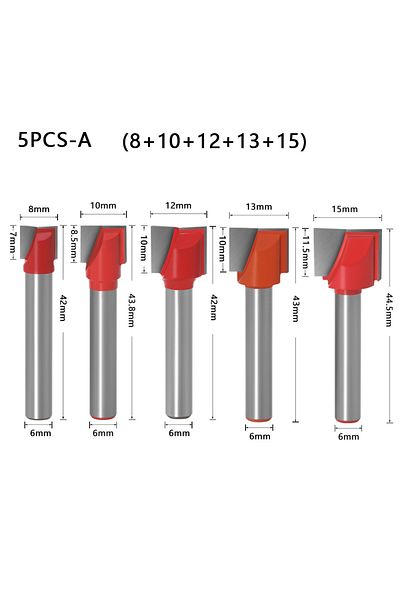 Choice SET B Woodworking Hole Opener Slotting Locator or Router Base or Milling Cutter, Aluminum Alloy Door
