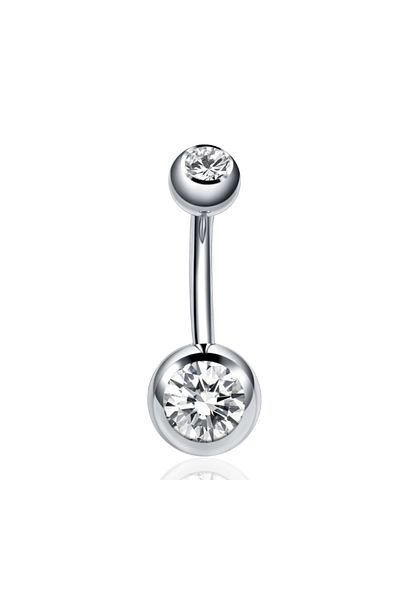 Chavin Dt92ModelRound Stone Belly Piercing