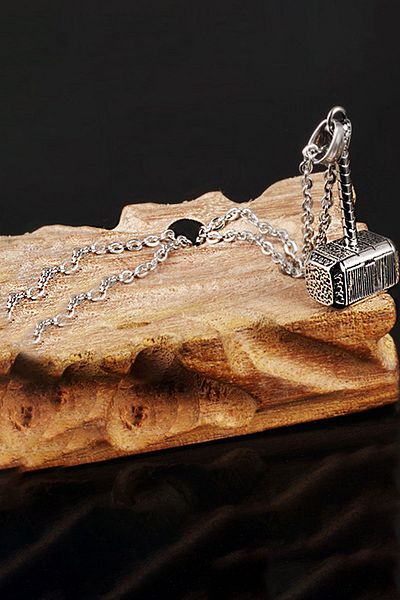 Chavin Thor Design Steel Men's Necklace - Dc80