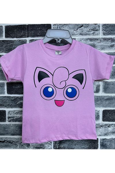 Efendioğlu Design Tricou roz pentru copii cu imprimeu Jigglypuff cigilipaf