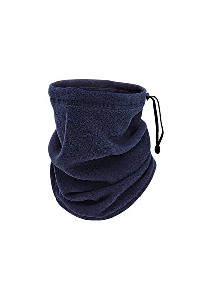 Choice غطاء وجه حراري أزرق داكن مقاس 28 × 30 سم، غطاء رقبة من الصوف الشتوي، ق...