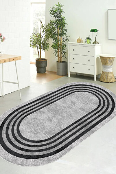 Hevia Home Yıkanabilir Kaymaz Taban Baskılı Kesme Halı Yolluk Antre Hol Halısı