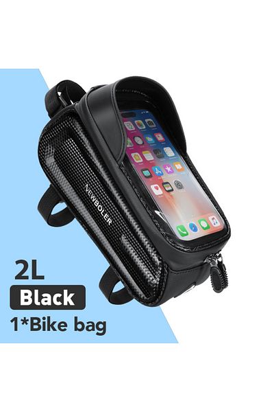Choice BAG037 NEWBOLER Bicycle Bag Cycling Top Front Tube Frame Bag Waterproof 6.5 Inches Phone Case Storag