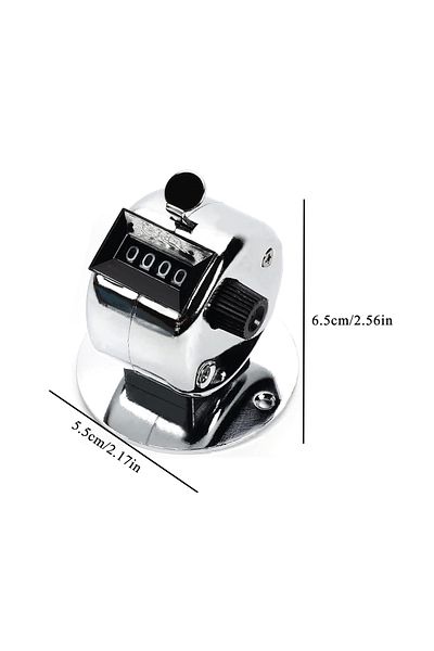 Choice A Metal Handheld Tally Counter 4-Digit Number Count Clicker,Mechanical Counters Clickers Pitch Coun.