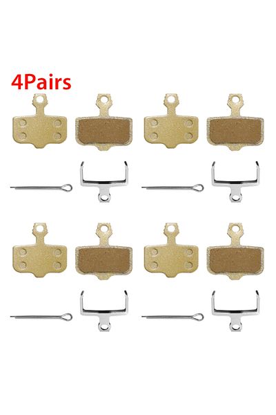 Choice Full metal 4 pair 4Pairs Disc Brake Pads for SPEEDUAL ZERO 8X 10X 11X VSETT 10+ Kugoo G1 Dualtron Th