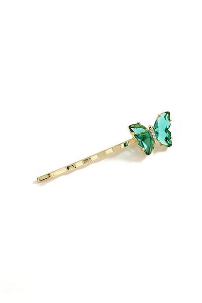 Chavin Green Butterfly Stone Gold Buckle - Eh22Ys