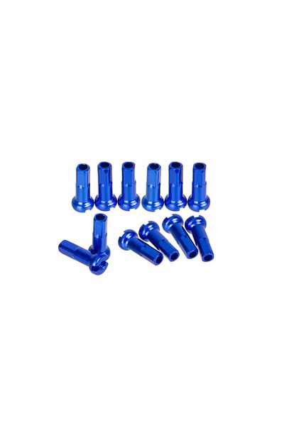 ZTTO Blue 72pcs ZTTO 72pcs MTB Bike Road Bicycle Nipples 14G 2.0 14mm 2.0mm Ultralight High strength Alum