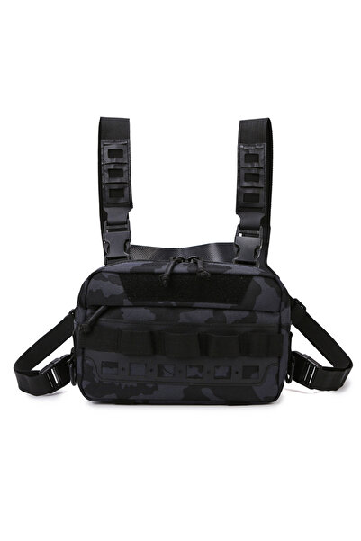 Choice1 حقيبة صدرية صيد مموهة باللون الأسود للرجال، حقيبة صدر متعددة الأغراض ...