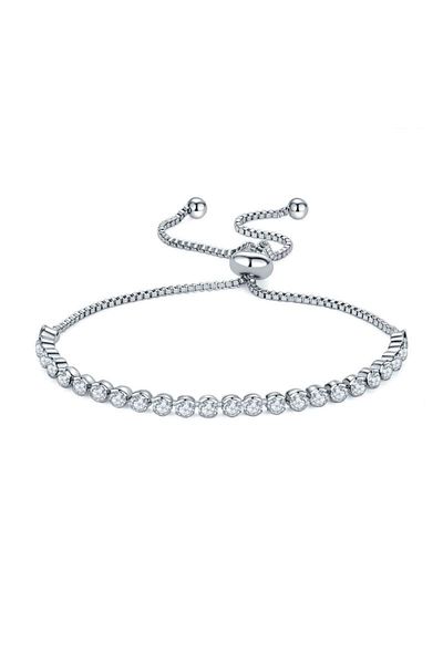 Chavin Zircon Stone Elevator Waterway Bracelet - 4 Mm. Ec46