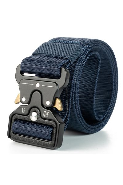 Choice Dark blue Tactical Belt Quick Release Outdoor Military Belt Soft Real Nylon Sports Accessories Men A