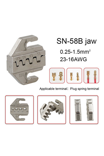 choice2 كماشة أداة الضغط SN-58B فكي سبيكة SN-2546B 58B 02C 03H 06WF X6 / 06 4...