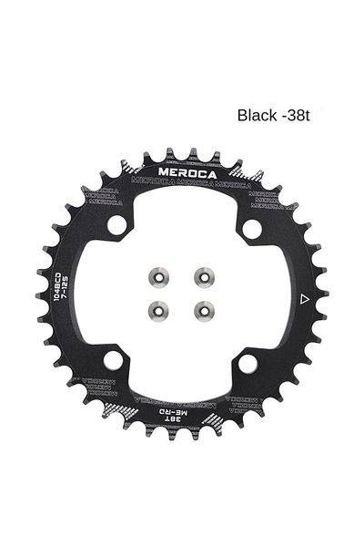 Choice 38T Black MEROCA 104bcd chainring Bicycle chain ring Mtb single chainring Crown 34 teeth 32/34/36/38