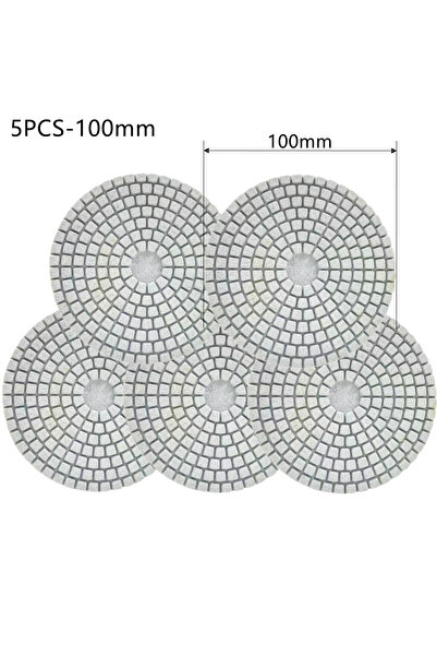 Choice7 5 قطع - 100 مم قرص طحن حافة بلاط السيراميك من النوع 125 M14 لطحن الزو...