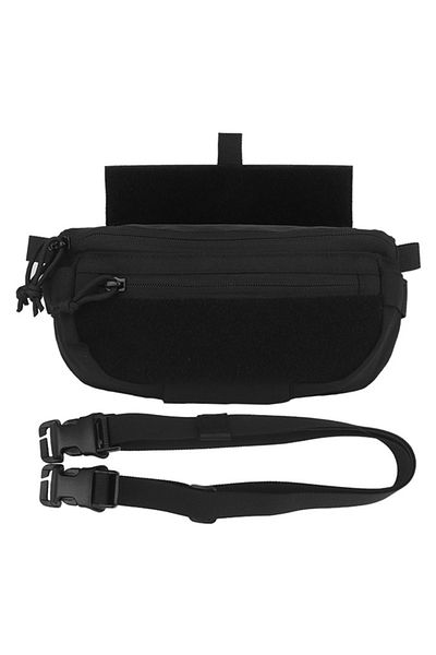 Choice Black Hanger Pouch Compact Abdominal Dangler Pack Quick Release Shoulder Bag Integrates  Vest Plate