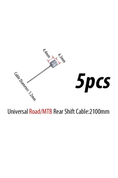 Choice 5 قطع - ناقل الحركة الخلفي 5/10 قطع خط فرامل الدراجة كابل فرامل الدراج...