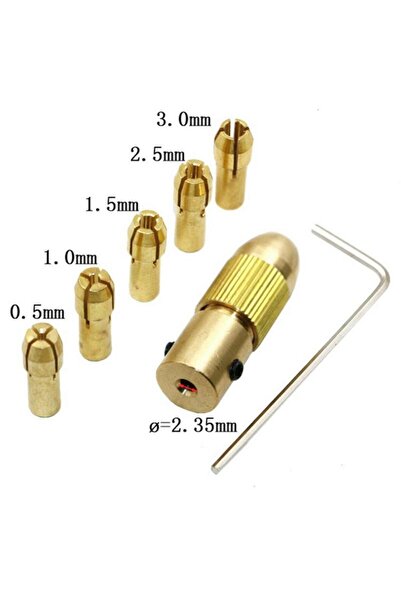 Choice1 7pcs 2.35mm Mini Drill Chucks Adapte 7Pcs/set 0.5-3mm（Inner2mm-2.35mm...