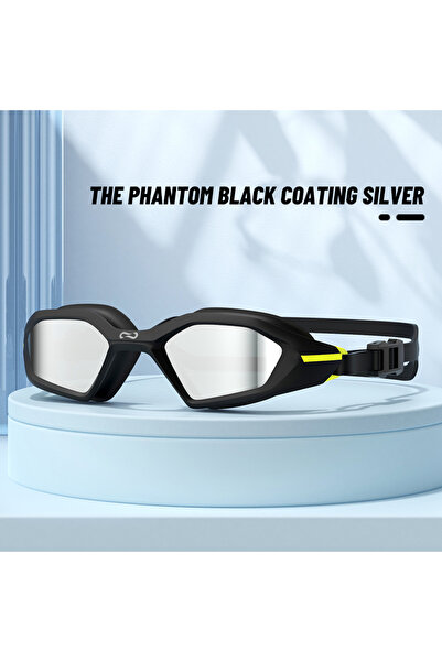 Choice نظارات سباحة احترافية للسيدات من COPOZZ باللون الفضي والأسود، نظارات سباحة مطلية بالكهرباء مضادة للضباب ومقاومة للأشعة فوق البنفسجية