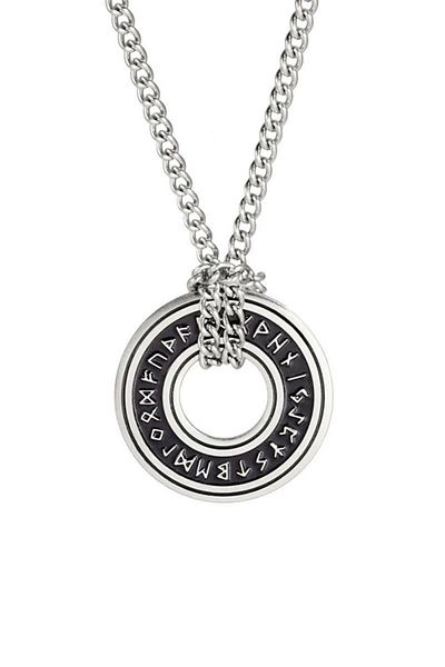 Chavin Odin Symbol Viking Rune Steel Necklace - Eu45