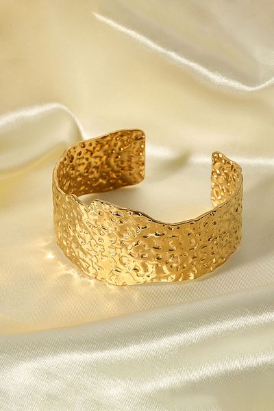 Chavin Et80Sr Model Steel Bracelet - Gold Thick Handcuffs String