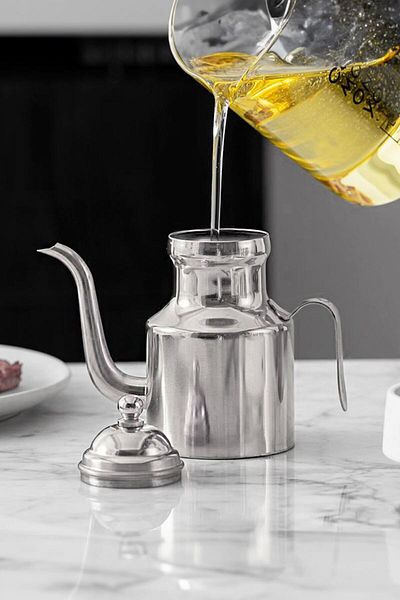 Chavin 304 Steel Silver Oil Pot Sauce Bowl and Vinegar Bowl - 310 ml Cin596By