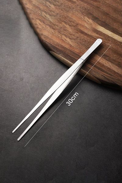 Chavin 30 Cm Professional Chef Tweezers - Multi-Purpose Steel Tongs Cin765-3