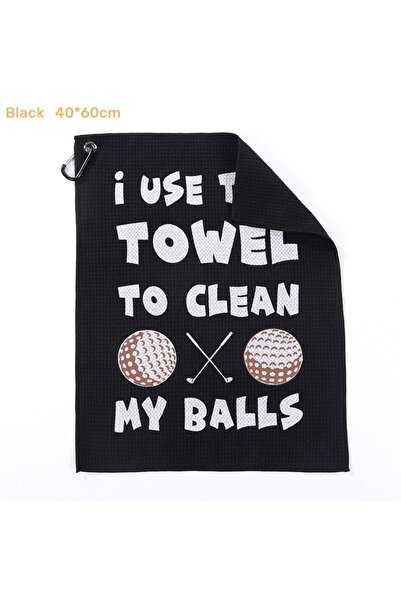 Choice منشفة جولف مقاس 40 60 سم بشعار مطبوع رقميًا ملونًا منشفة ناعمة فائقة ا...
