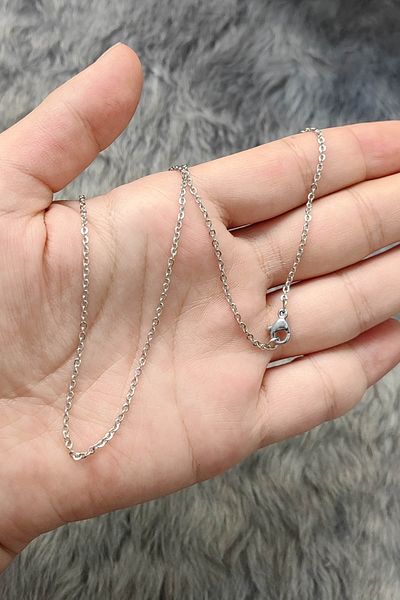 Chavin 1.5 Mm. 45 Cm. Steel Necklace Chain - Ap81