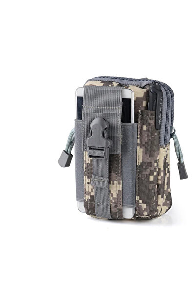 Choice حقيبة ساق تكتيكية مموهة من ACU حقيبة خصر للرجال بحزام ساق متعدد الوظائ...